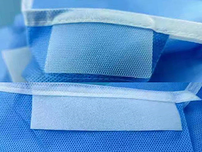 Hook and Loop Fastener for Surgical Gown
