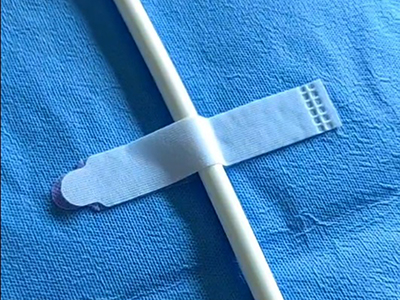 Hook and Loop Catheter Holder 